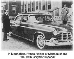 Prince Ranier and Chrysler Imperial